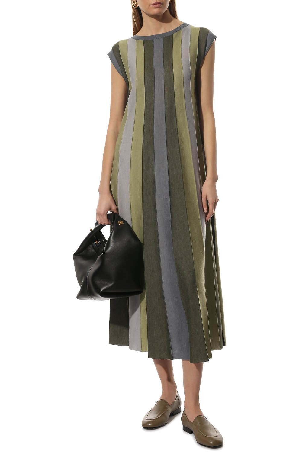 Платье из кашемира и шелка LORO PIANA, арт. FAM1203, фото 2