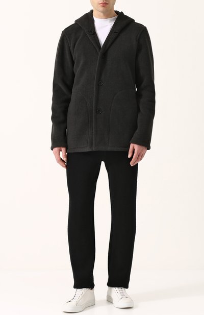 Кашемировые брюки прямого кроя с поясом на кулиске JAMES PERSE, арт. M0M1163, фото 2