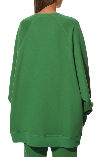 Свитшот из хлопка и кашемира HALFBOY зеленого цвета по цене 49500 руб., арт. H04WFCR1302, фото 4 Свитшот из хлопка и кашемира HALFBOY, арт. H04WFCR1302, фото 4