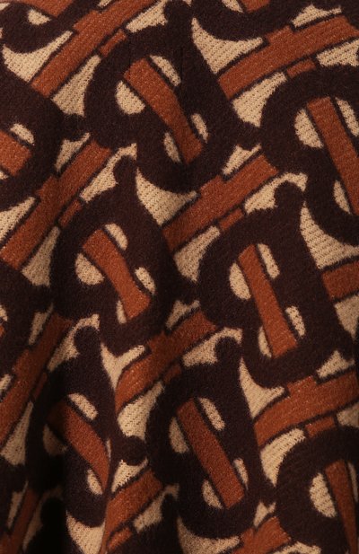 Шерстяное пончо BURBERRY коричневого цвета по цене 167500 руб., арт. 8021873, фото 5 Шерстяное пончо BURBERRY, арт. 8021873, фото 5
