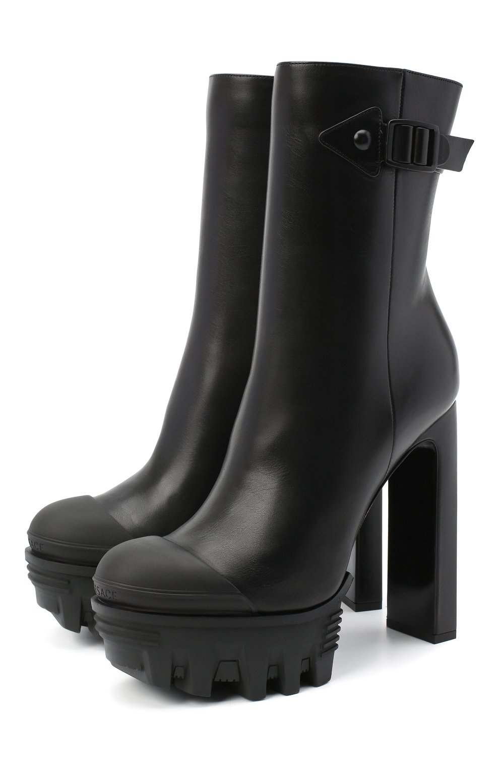 Кожаные ботильоны delphi VERSACE, арт. DST494S/DVT2P, фото 1