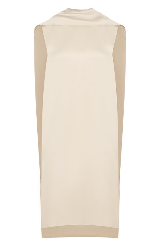 Атласное платье TOTEME 253-WRD0198-FB0382 Кремовый 253-WRD0198-FB0382