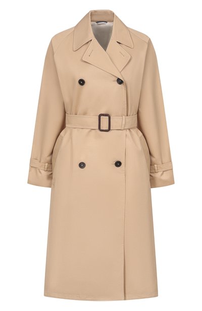 Женский хлопковый тренч WEEKEND MAX MARA, арт. WKSNINFA