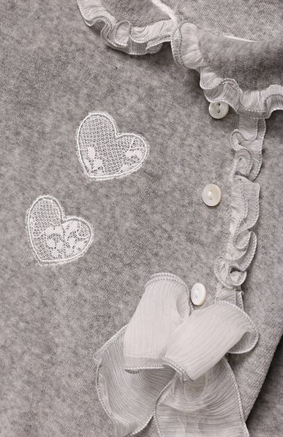 Хлопковая пижама с оборками и бантом ALETTA, арт. RL777028CIN/1M-18M, фото 3