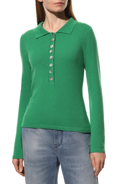 Кашемировое поло FTC зеленого цвета по цене 49850 руб., арт. 880-0770, фото 3 Кашемировое поло FTC, арт. 880-0770, фото 3