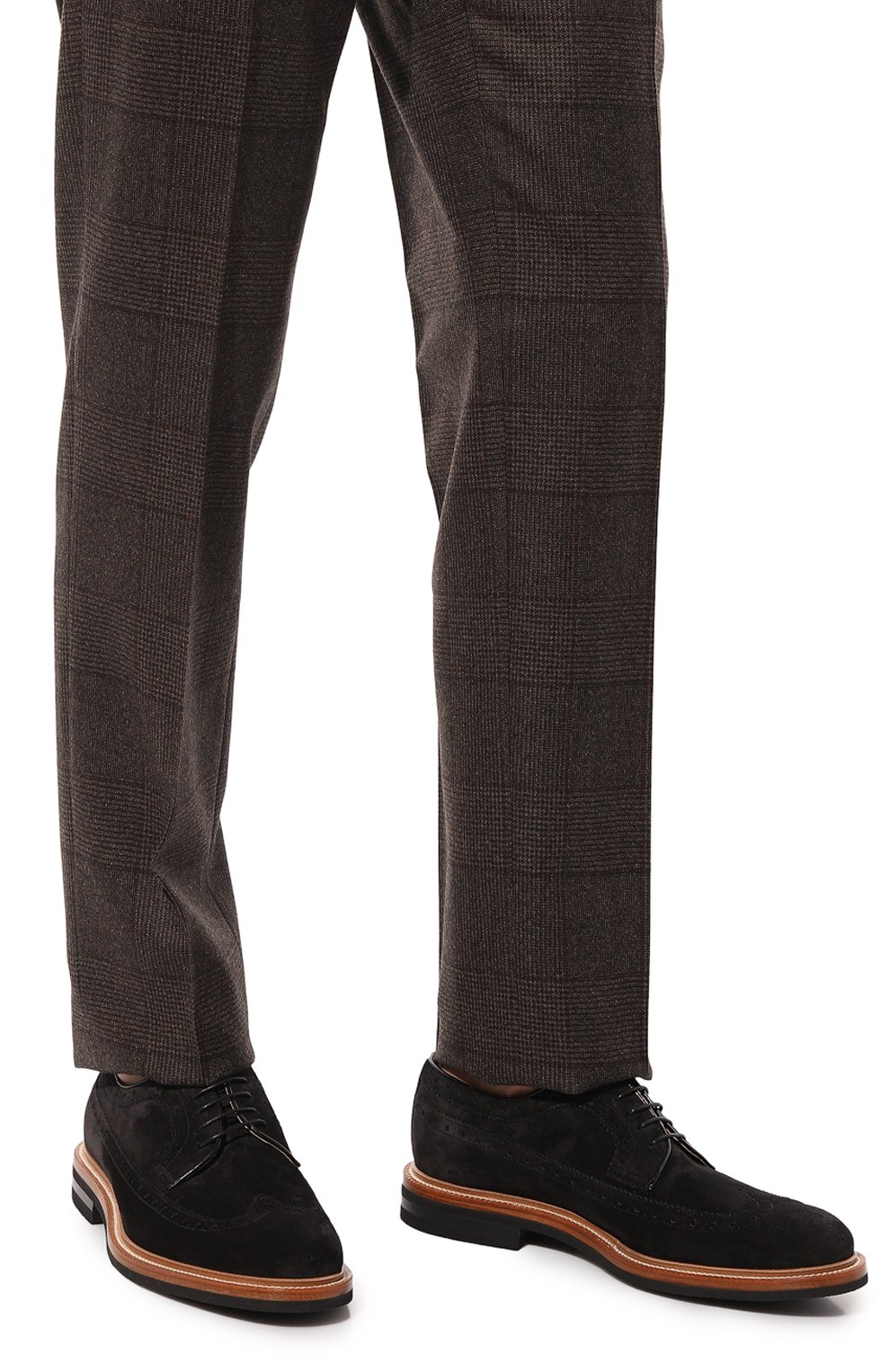 Замшевые дерби BRUNELLO CUCINELLI, арт. MZUPEB2198, фото 3