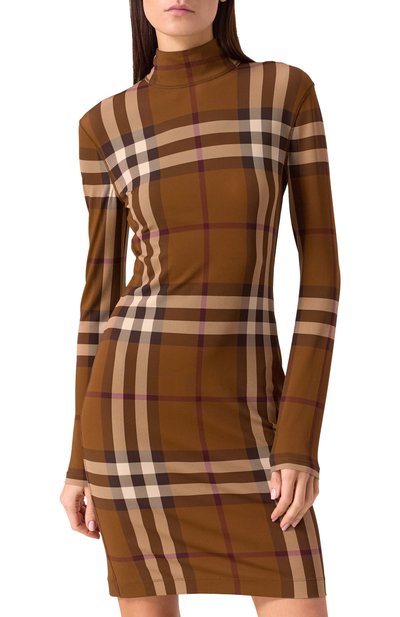 Платье из вискозы BURBERRY, арт. 8057106, фото 3
