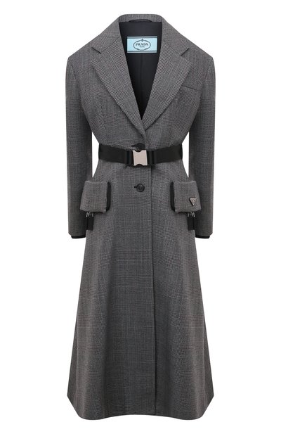 Женское шерстяное пальто PRADA, арт. P672OH-1ZTI-F0002-212