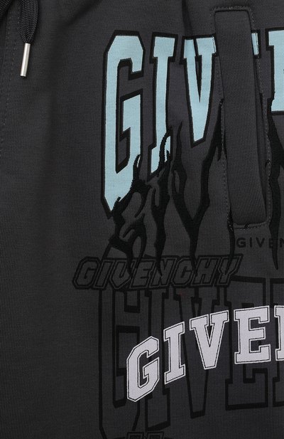 Хлопковые шорты GIVENCHY, арт. H24229/6A-12A, фото 3