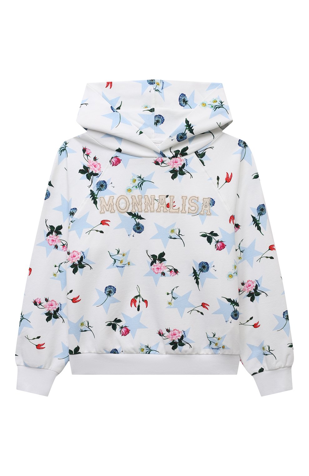 Хлопковое худи MONNALISA, арт. 19C600, фото 1