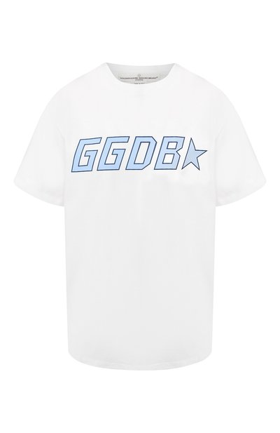 Женская хлопковая футболка GOLDEN GOOSE DELUXE BRAND, арт. G34WP124.L1