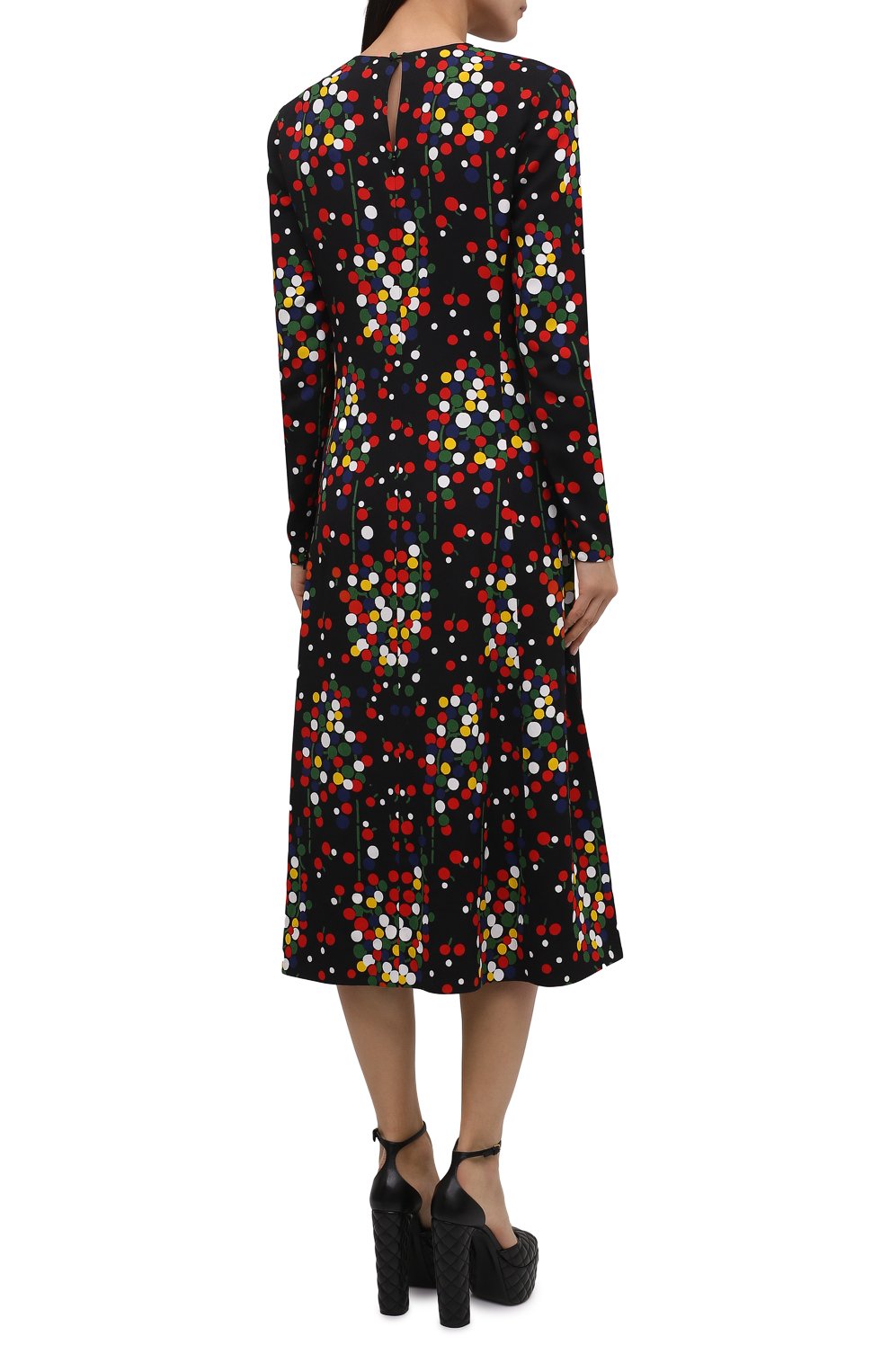 Платье из вискозы SAINT LAURENT, арт. 663410/Y5D23, фото 4