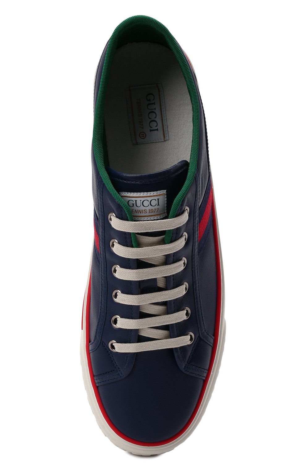 Кожаные кеды tennis 1977 GUCCI, арт. 643485/17L10, фото 6