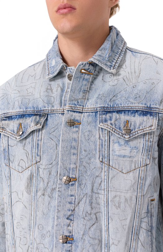 Джинсовая куртка Ksubi MSP25JK005 Голубой  MSP25JK005 Фото 5