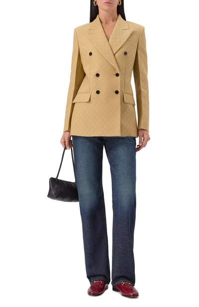 Жакет из шерсти и шелка GUCCI, арт. 833578/Z7APD, фото 2