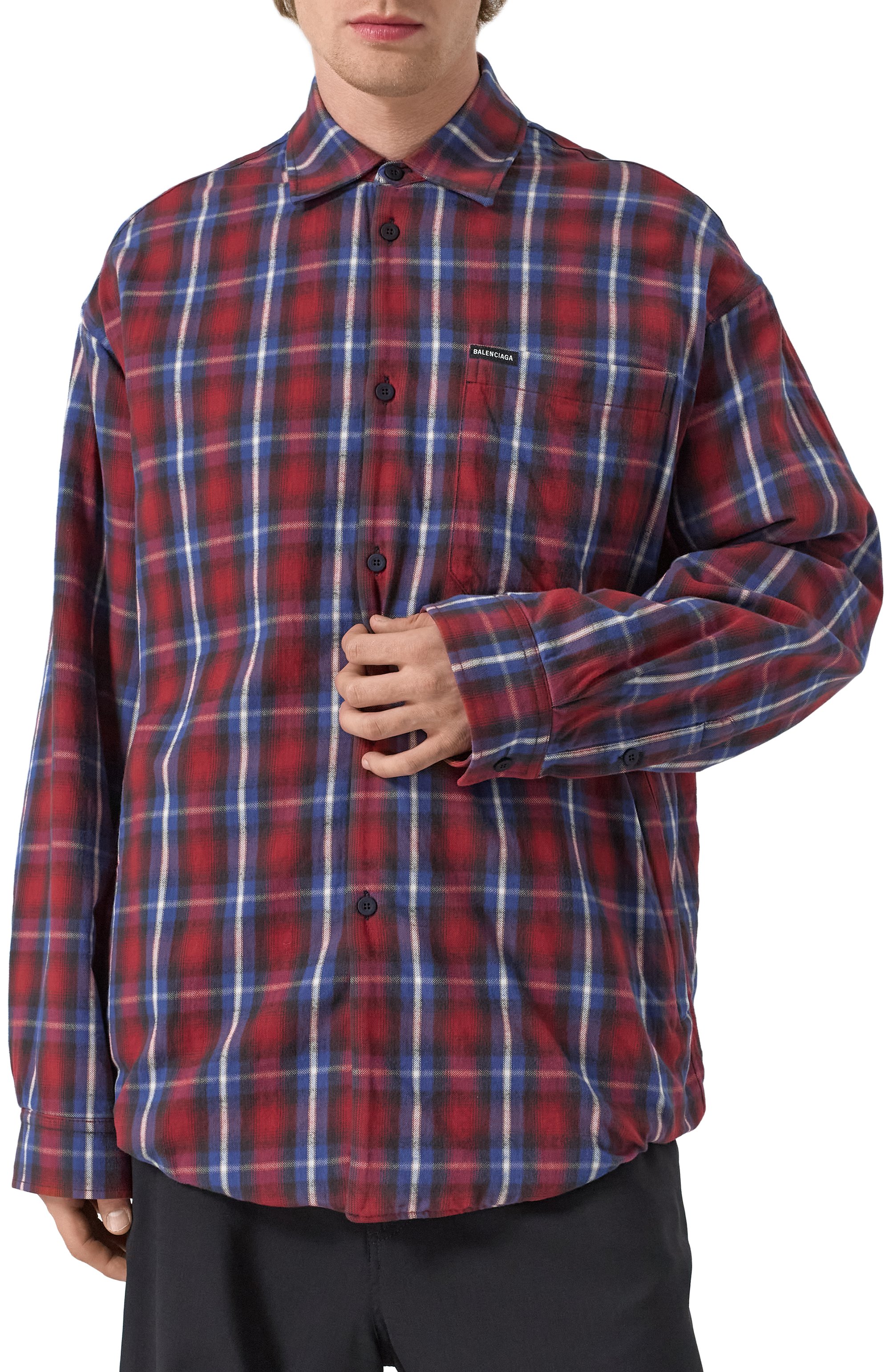 Хлопковая рубашка BALENCIAGA, арт. 768767/TRM22, фото 3