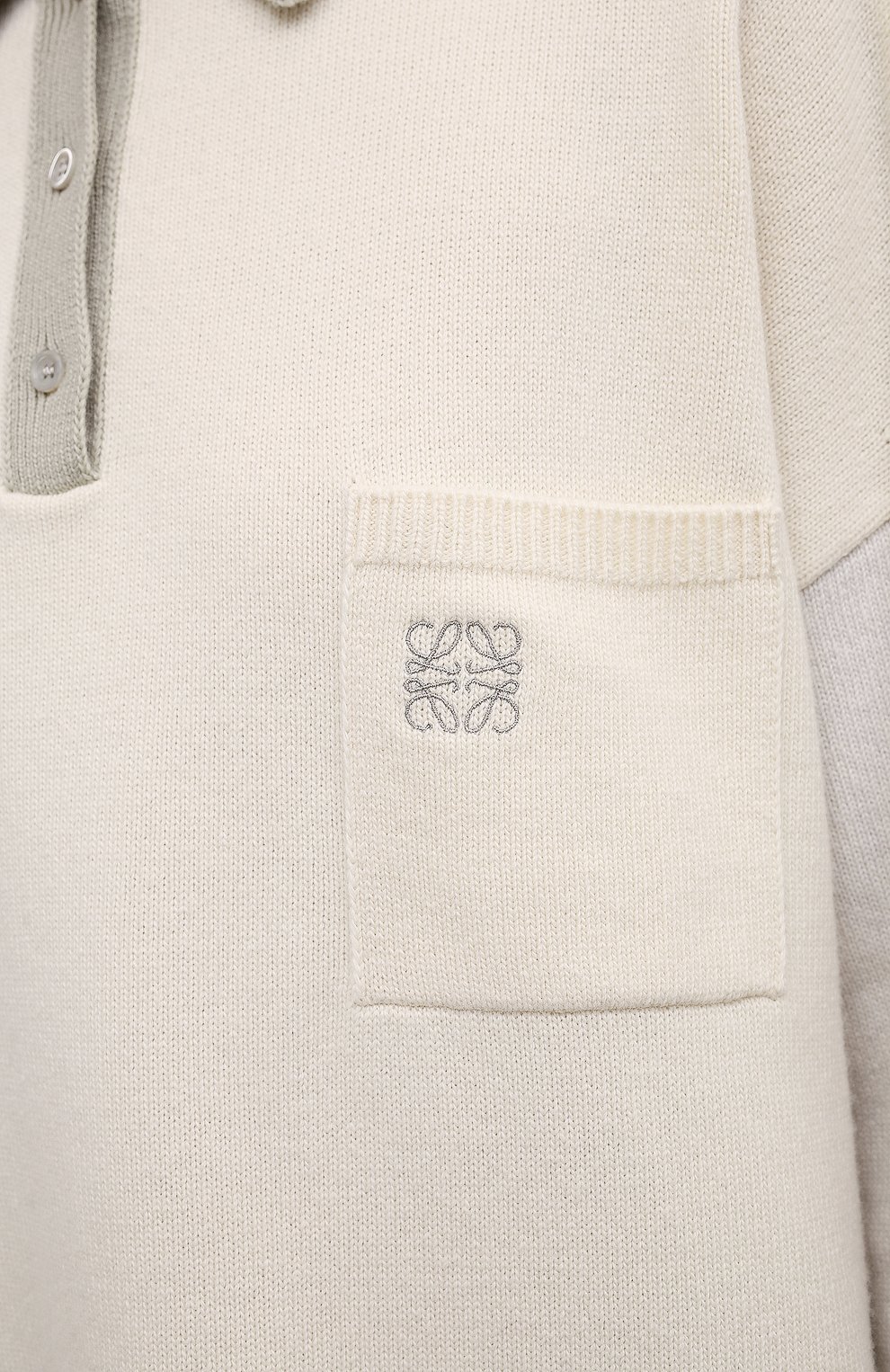 Шерстяной пуловер LOEWE кремового цвета по цене 82450 руб., арт. S359Y14K27, фото 5 Шерстяной пуловер LOEWE, арт. S359Y14K27, фото 5