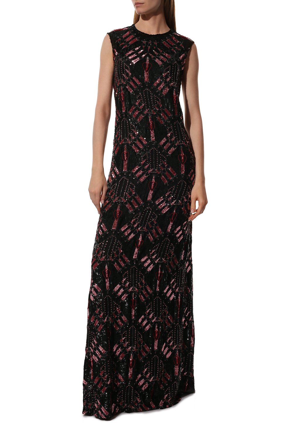 Шелковое платье VALENTINO, арт. MB0VD5X5/2UP, фото 2