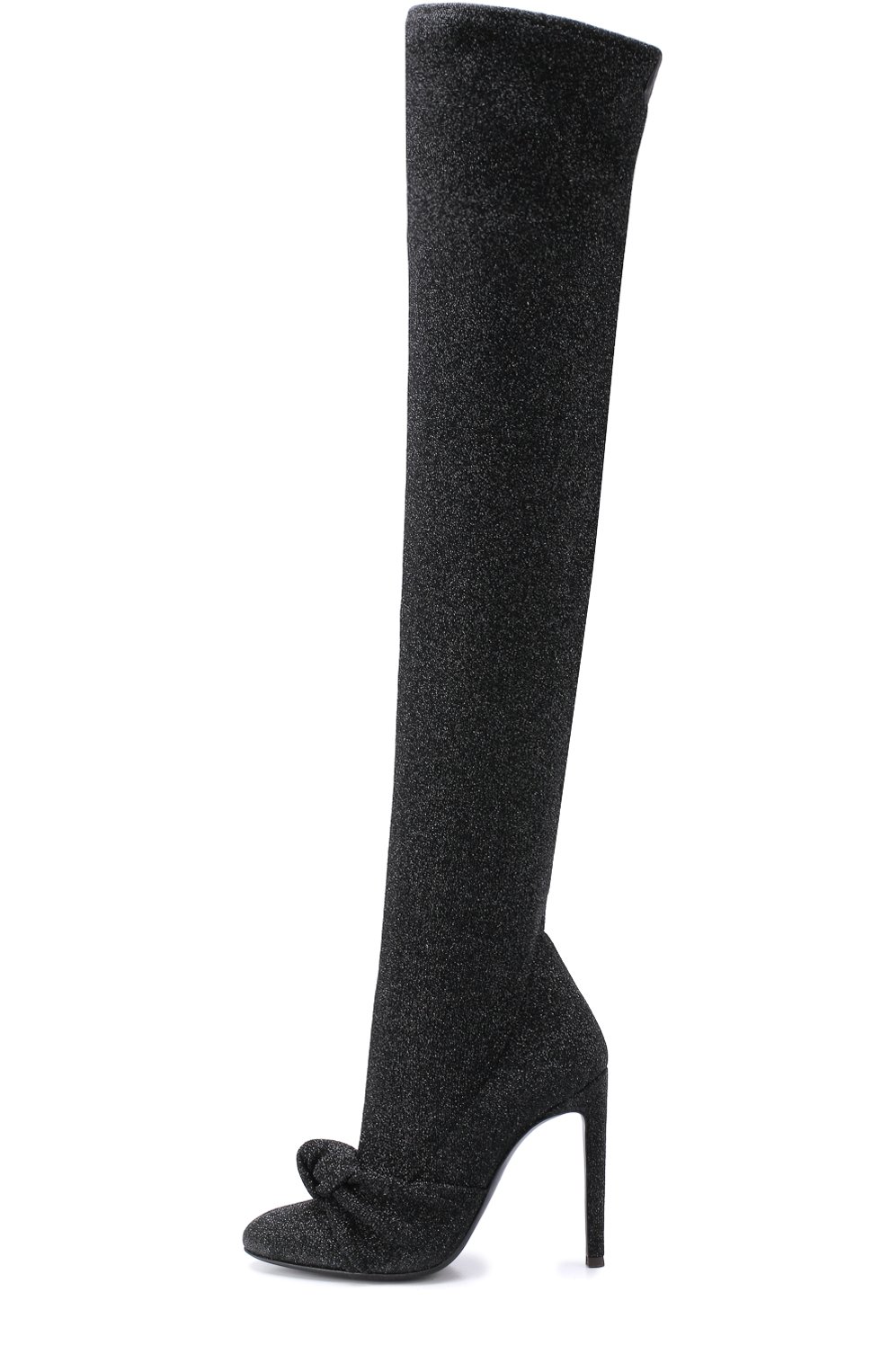 Ботфорты из металлизированного текстиля на шпильке GIUSEPPE ZANOTTI DESIGN, арт. I780014/001, фото 3
