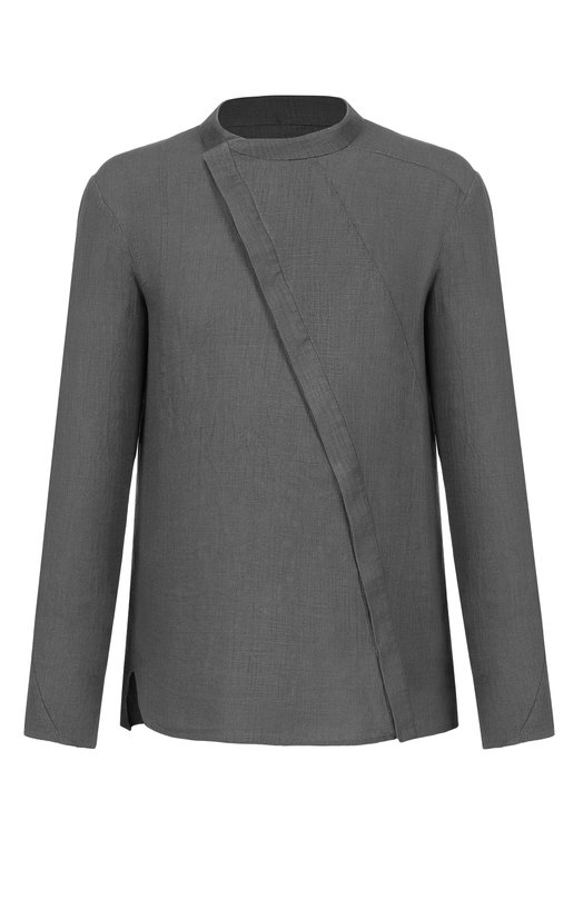 Рубашка из вискозы и льна 139Dec ST447-GRE Зелёный ST447-GRE