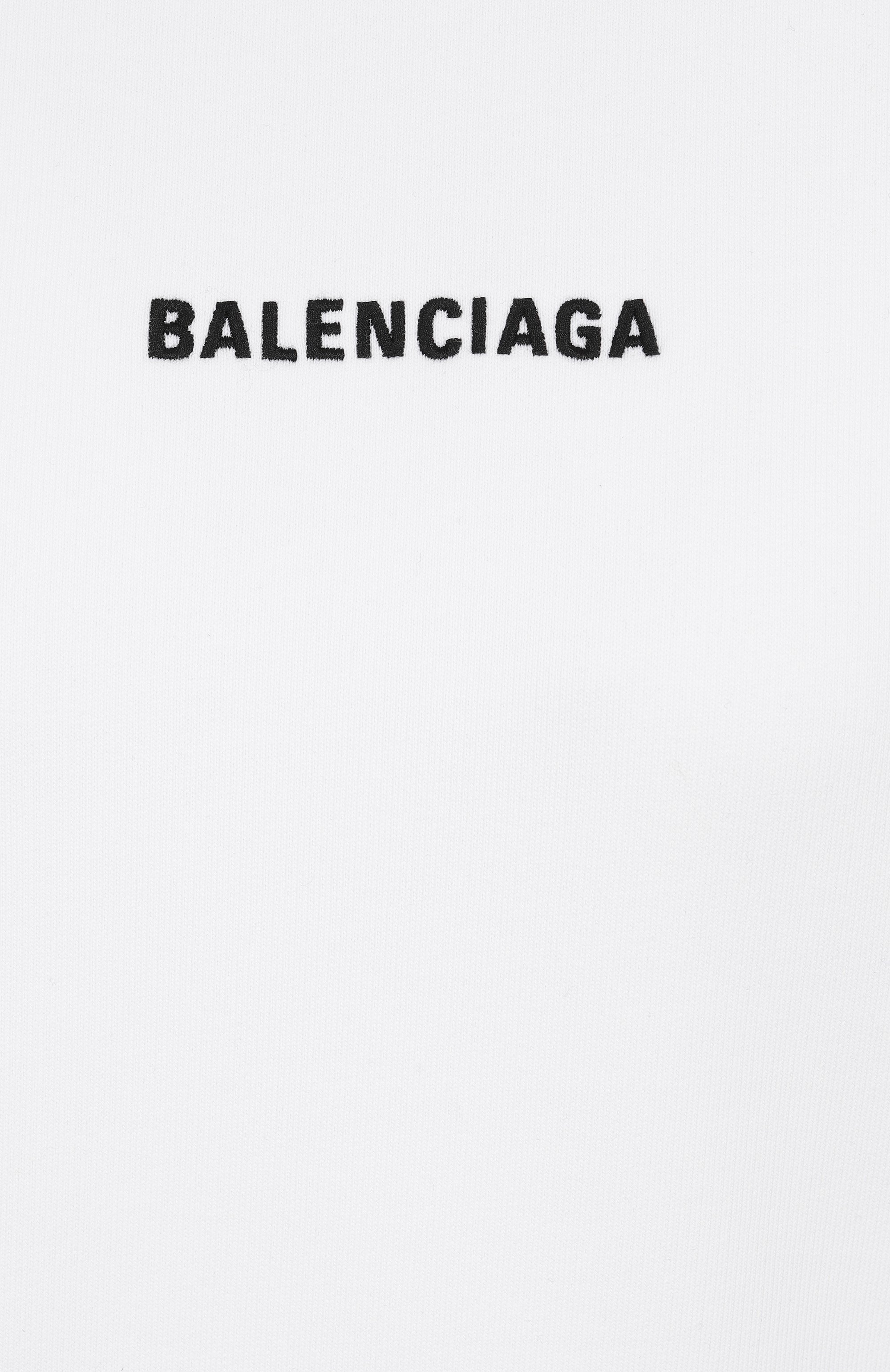 Хлопковое худи BALENCIAGA, арт. 818545/TRVJ3, фото 6