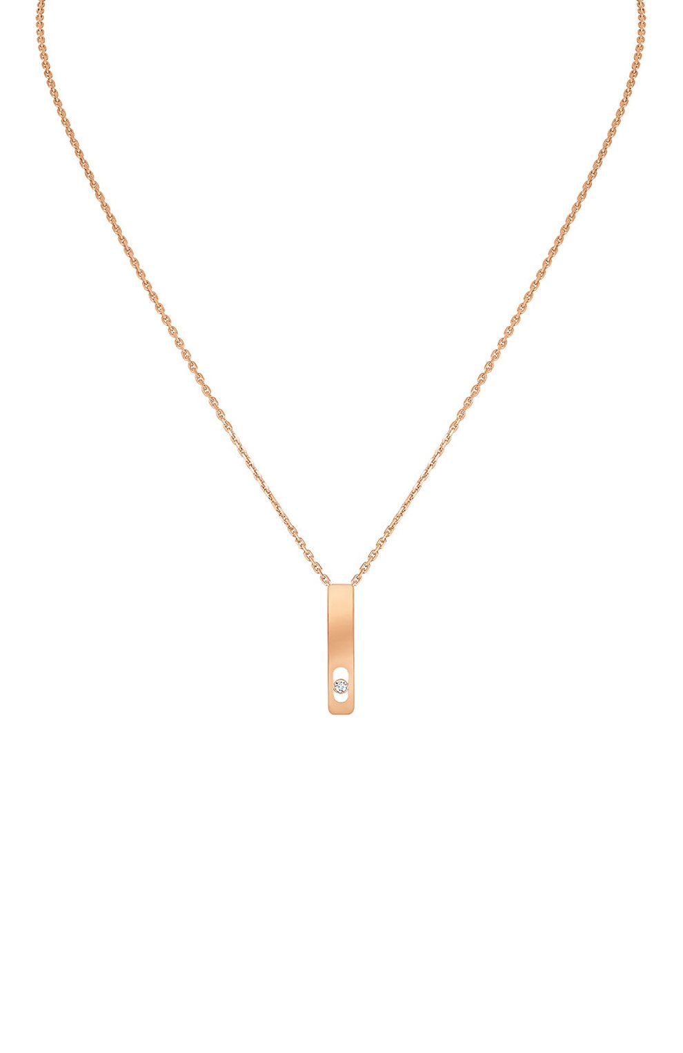 Колье MESSIKA бесцветного цвета по цене 227500 руб., арт. 07498-PG, фото 1 Колье MESSIKA, арт. 07498-PG, фото 1