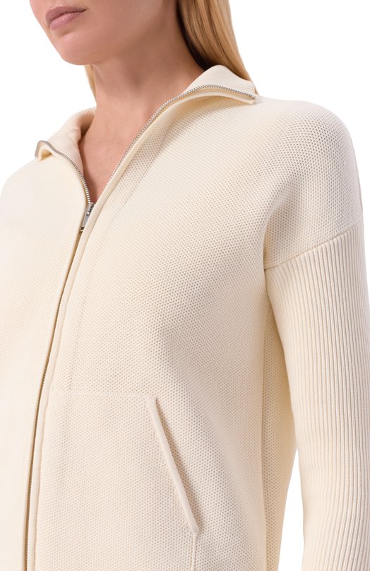 Кардиган MVST M26.CSW.K437/C0TT0NTECH Кремовый  M26.CSW.K437/C0TT0NTECH Фото 5