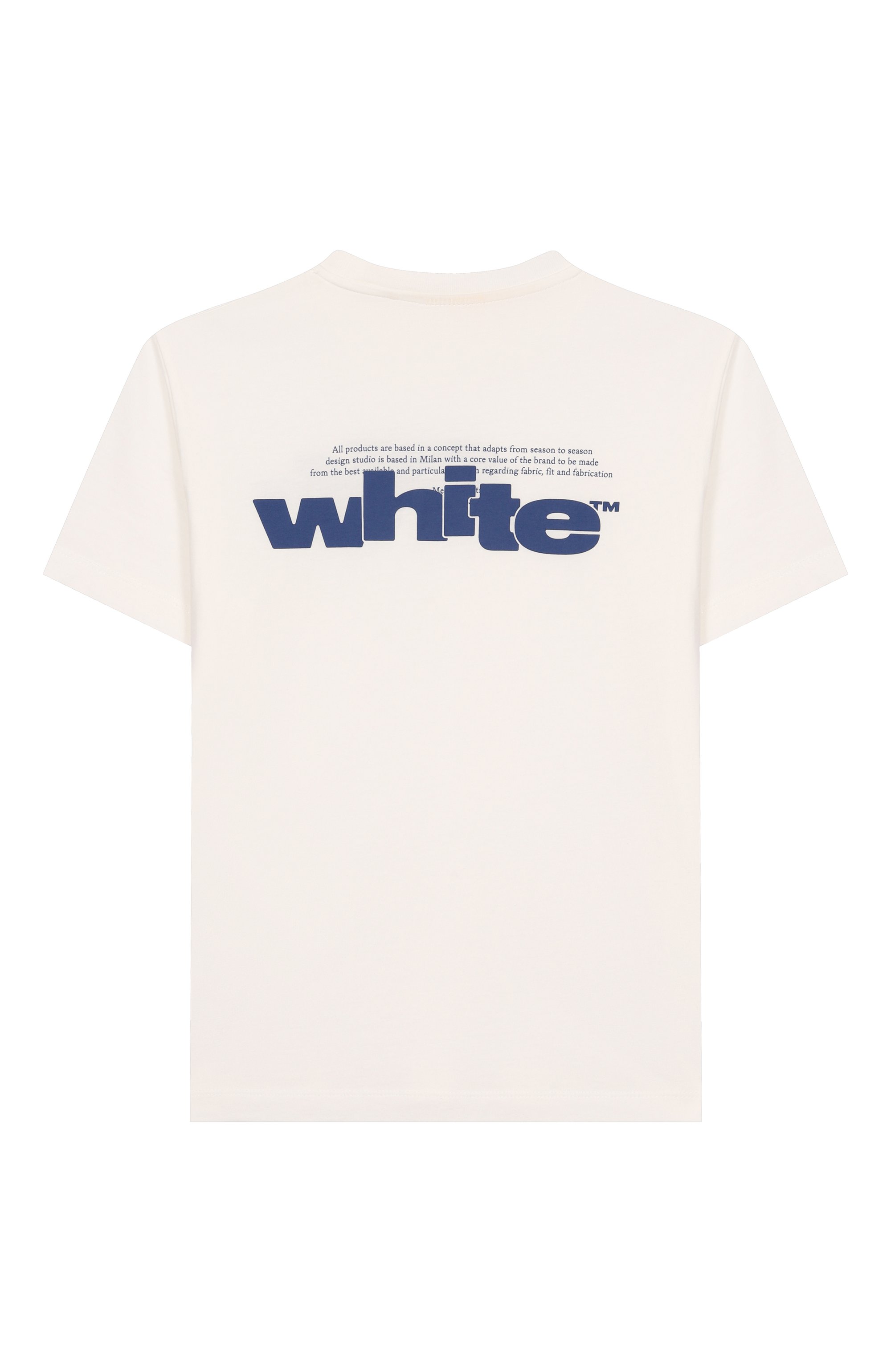 Хлопковая футболка OFF-WHITE, арт. 0BAA002S25JER002/4-12, фото 2