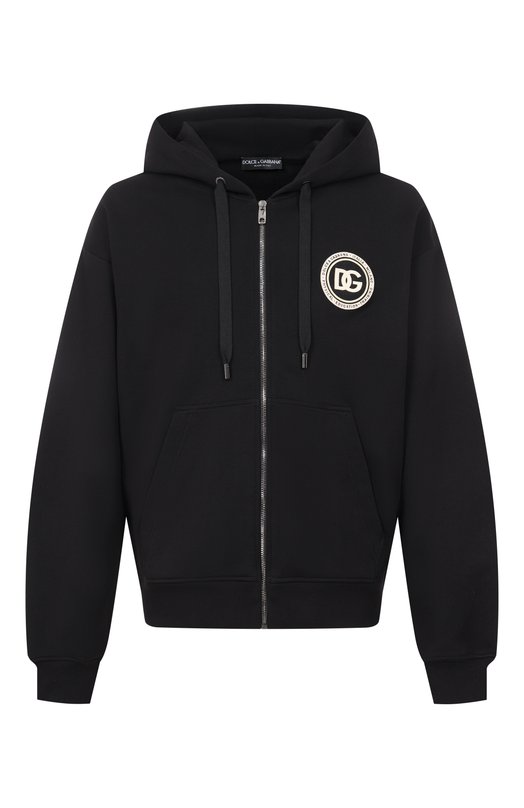 Хлопковая толстовка Dolce & Gabbana G9AIYZ/G7PZG Чёрный G9AIYZ/G7PZG