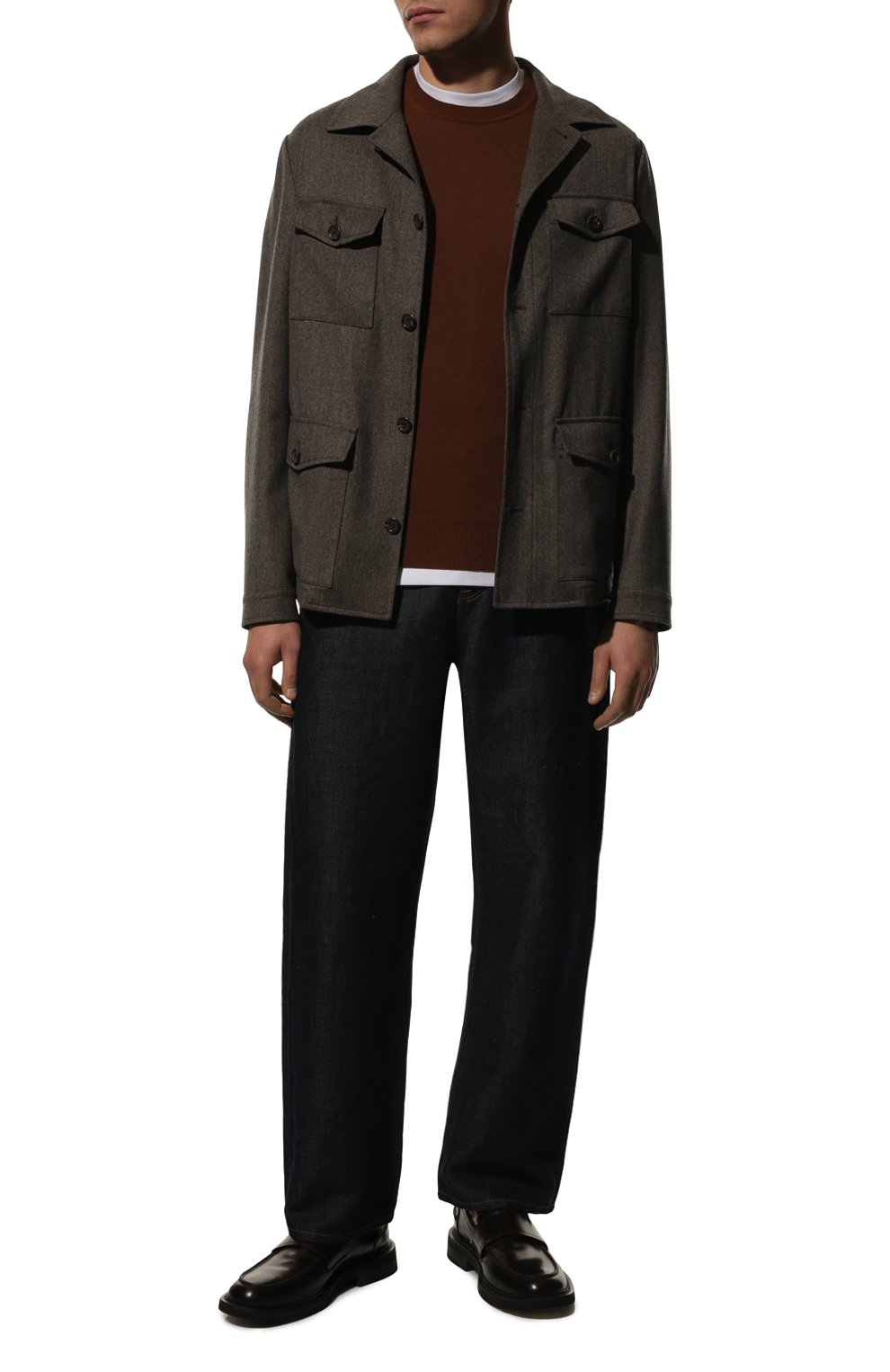 Шерстяная куртка CANALI серого цвета по цене 147500 руб., арт. 030347/SR01809, фото 2 Шерстяная куртка CANALI, арт. 030347/SR01809, фото 2