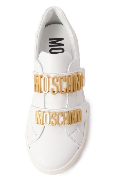 Кожаные кеды MOSCHINO, арт. 80592/VAR2/36-40, фото 4