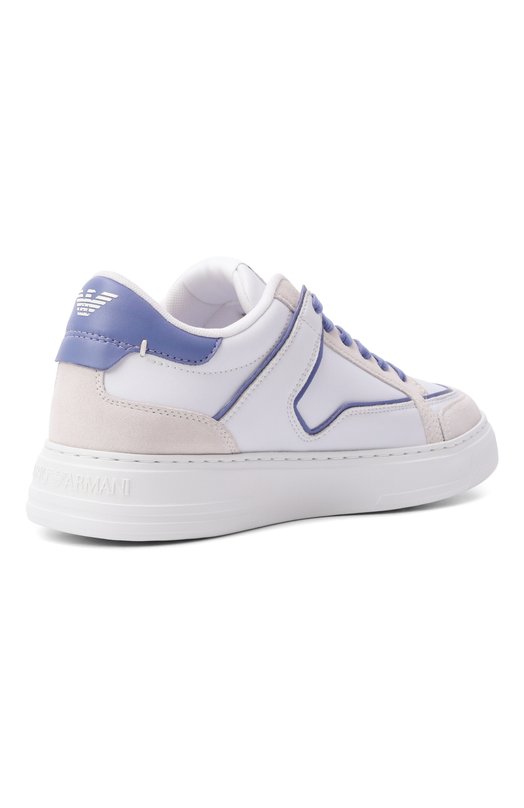 Кожаные кеды Emporio Armani EW003081/AF25725 Белый  EW003081/AF25725 Фото 5