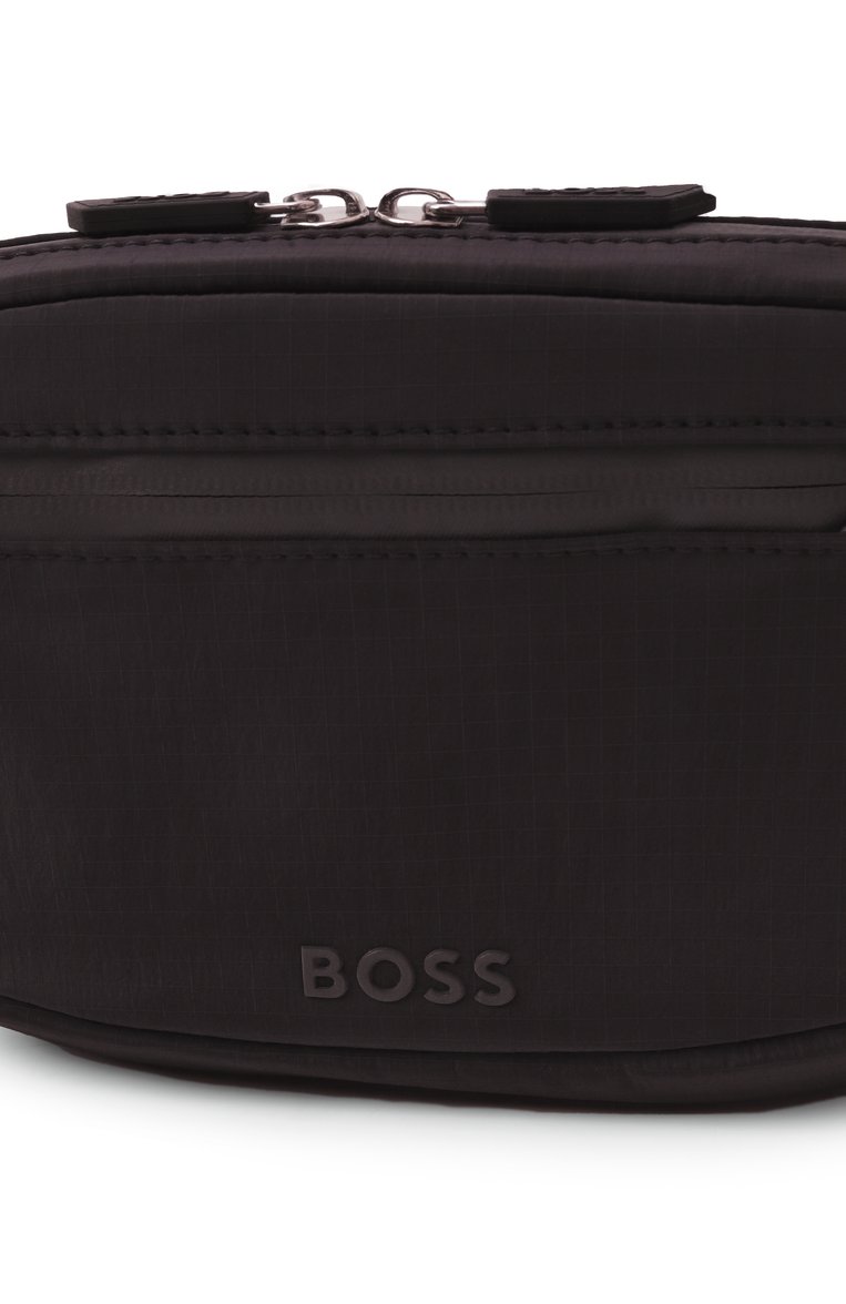 Мужская поясная сумка styven BOSS черного цвета, арт. 50536280 | Фото 3 (Размер: small; Драгоценные камни: Проставлено; Материал: Текстиль; Материал сплава: Проставлено; Ремень/цепочка: На ремешке; Случай: Повседневный)