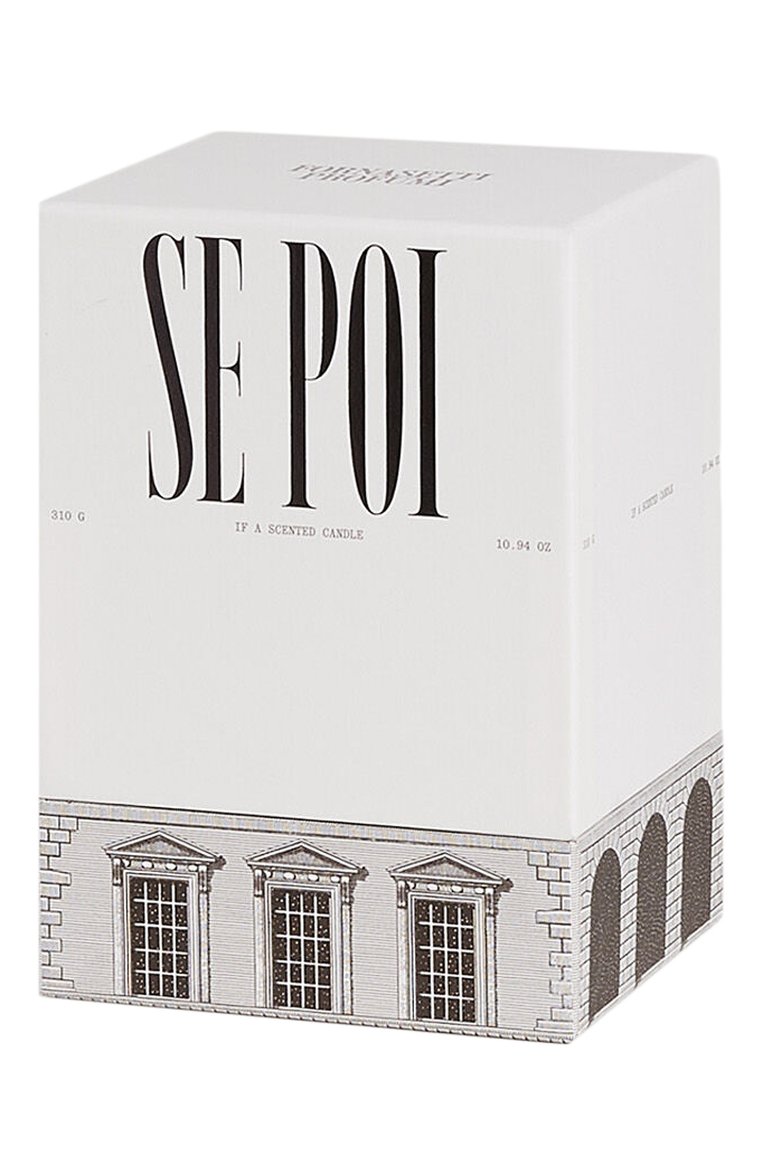 Ароматическая свеча se poi architettura FORNASETTI черно-белого цвета, арт. FPSM419X-IM | Фото 3 (Региональные ограничения белый список (Axapta Mercury): Не проставлено; Нос: Не проставлено; Ограничения доставки: flammable, fragile-2)