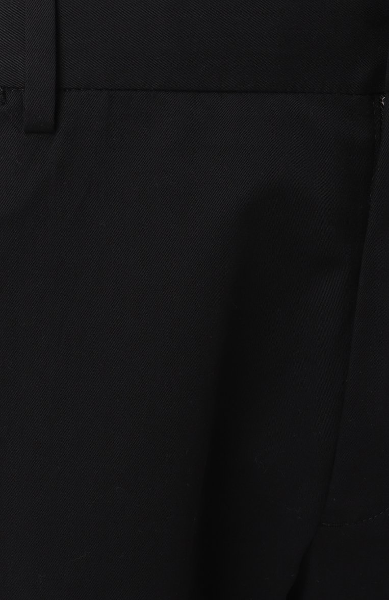 Мужские хлопковые брюки ZEGNA черного цвета, арт. E8I03/TR14 | Фото 5 (Длина (брюки, джинсы): Стандартные; Материал внешний: Хлопок; Силуэт М (брюки): Чиносы; Случай: Повседневный; Стили: Кэжуэл; Автоматизация состава: Проставлено; Автоматизация ТО: Проставлено)