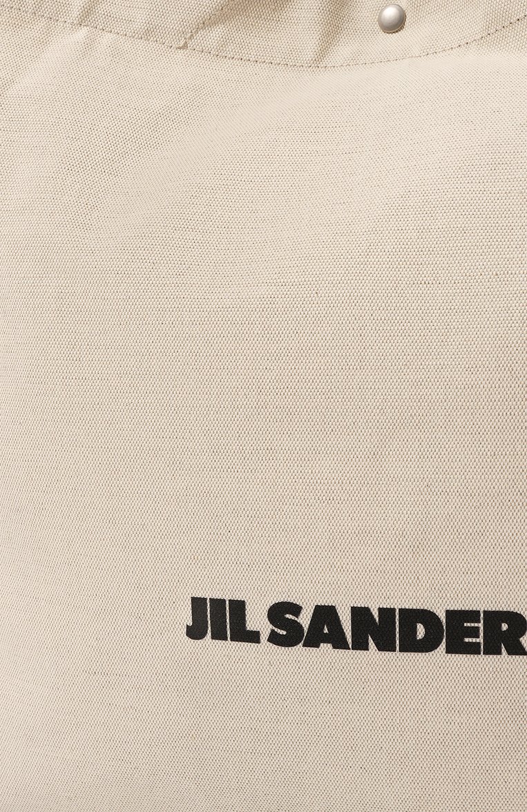 Мужская текстильная сумка-шопер JIL SANDER бежевого цвета, арт. J26WC0009/P4917 | Фото 3 (Материал: Текстиль; Размер: large; Автоматизация ТО: Проставлено; Автоматизация состава: Проставлено)