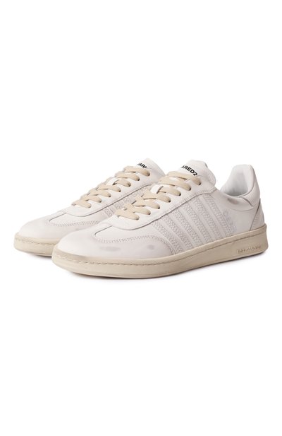 Мужские кожаные кеды boxer DSQUARED2, арт. SNM0364/01507854