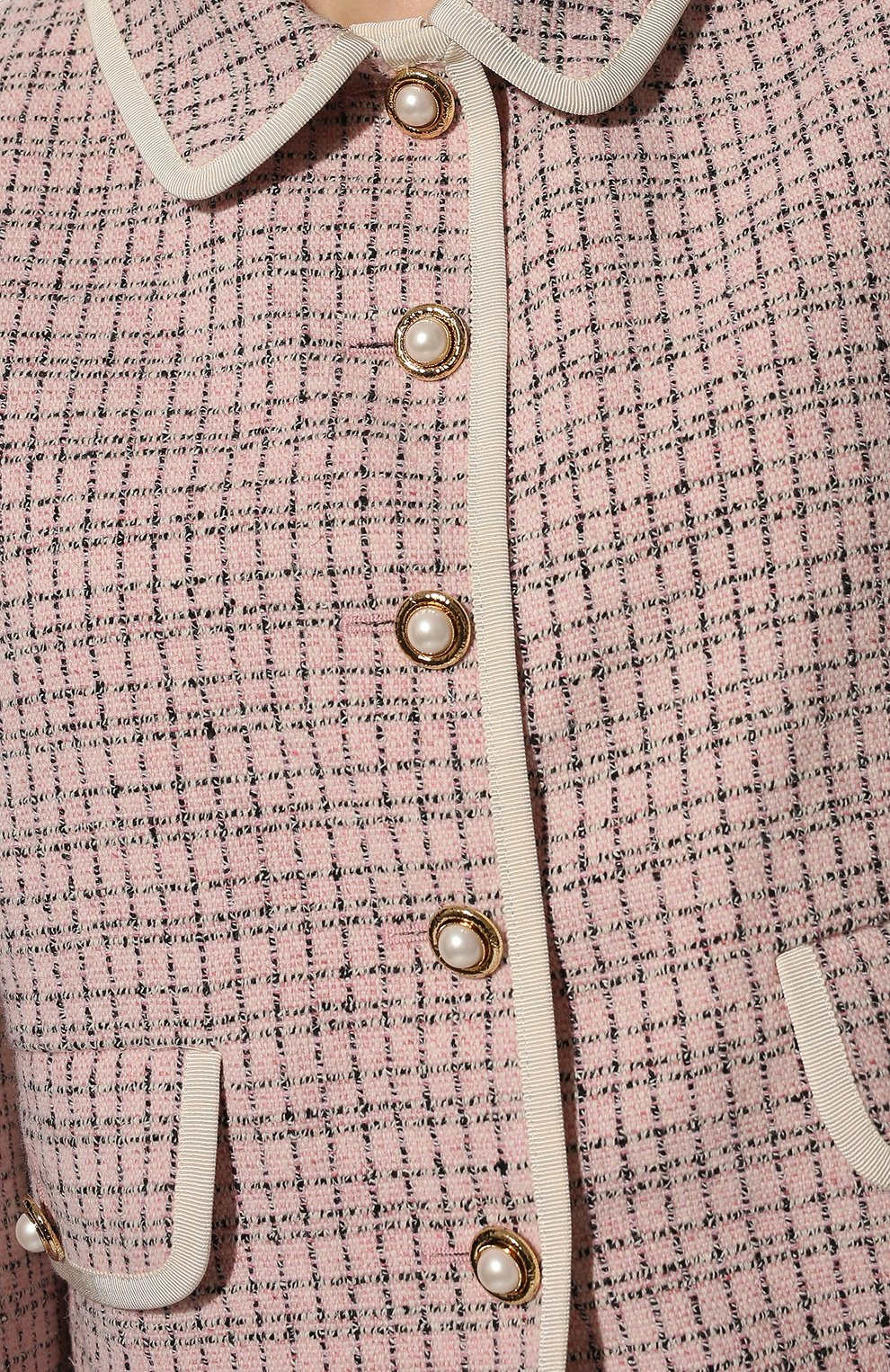 Жакет из шерсти и хлопка MIU MIU, арт. MH1606-6J1-F0E18, фото 5