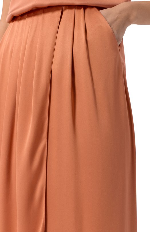 Атласная юбка Giorgio Armani GW002782/TE10101 Оранжевый  GW002782/TE10101 Фото 5