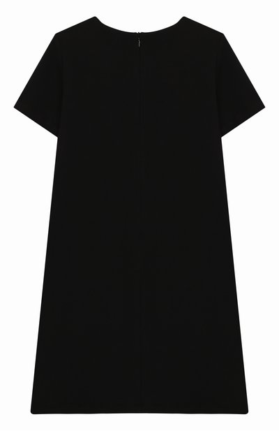 Хлопковое платье MOSCHINO черного цвета по цене 15850 руб., арт. HAV088/LDA12/10A-14A, фото 2 Хлопковое платье MOSCHINO, арт. HAV088/LDA12/10A-14A, фото 2
