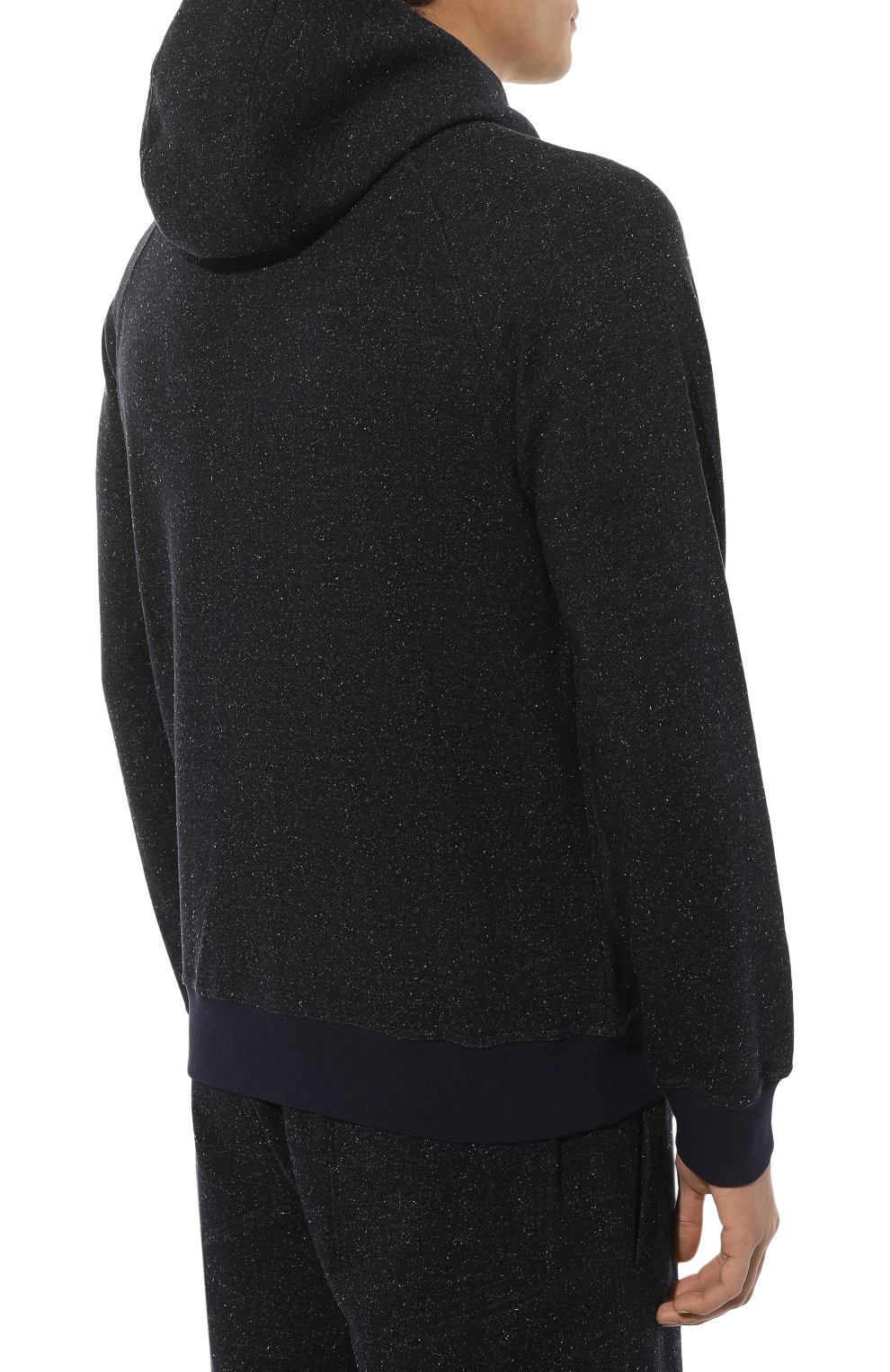 Толстовка из хлопка и шелка BRUNELLO CUCINELLI, арт. MTU22B2224, фото 4