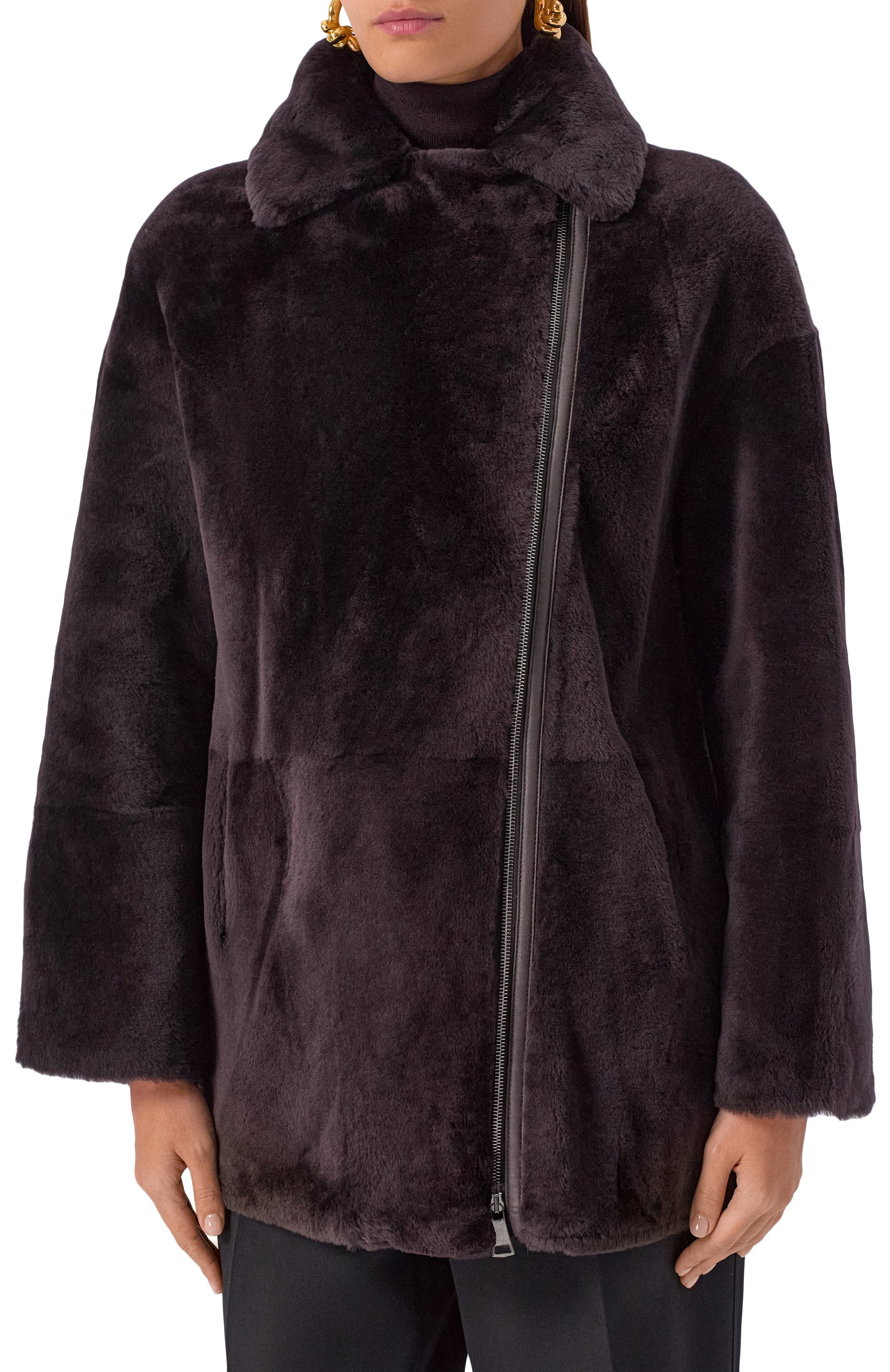 Дубленка из овчины MANZONI24, арт. 25M1418-S21, фото 6