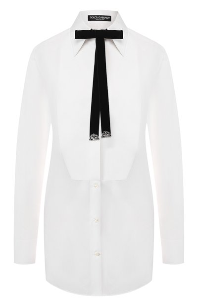 Женская хлопковая рубашка DOLCE & GABBANA, арт. F5M39Z/FU5K9