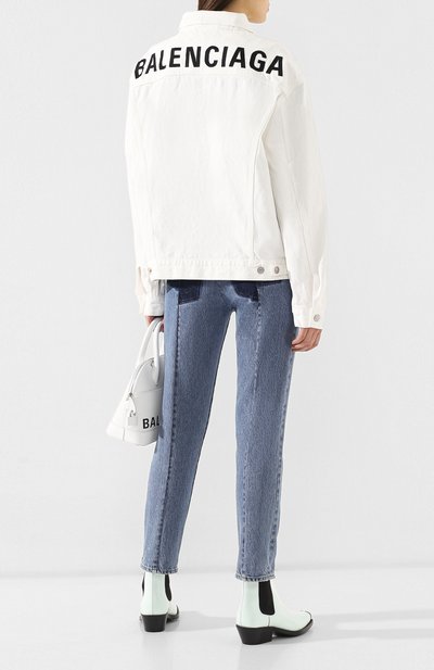Джинсовая куртка BALENCIAGA белого цвета по цене 78450 руб., арт. 571449/TDW04, фото 2 Джинсовая куртка BALENCIAGA, арт. 571449/TDW04, фото 2