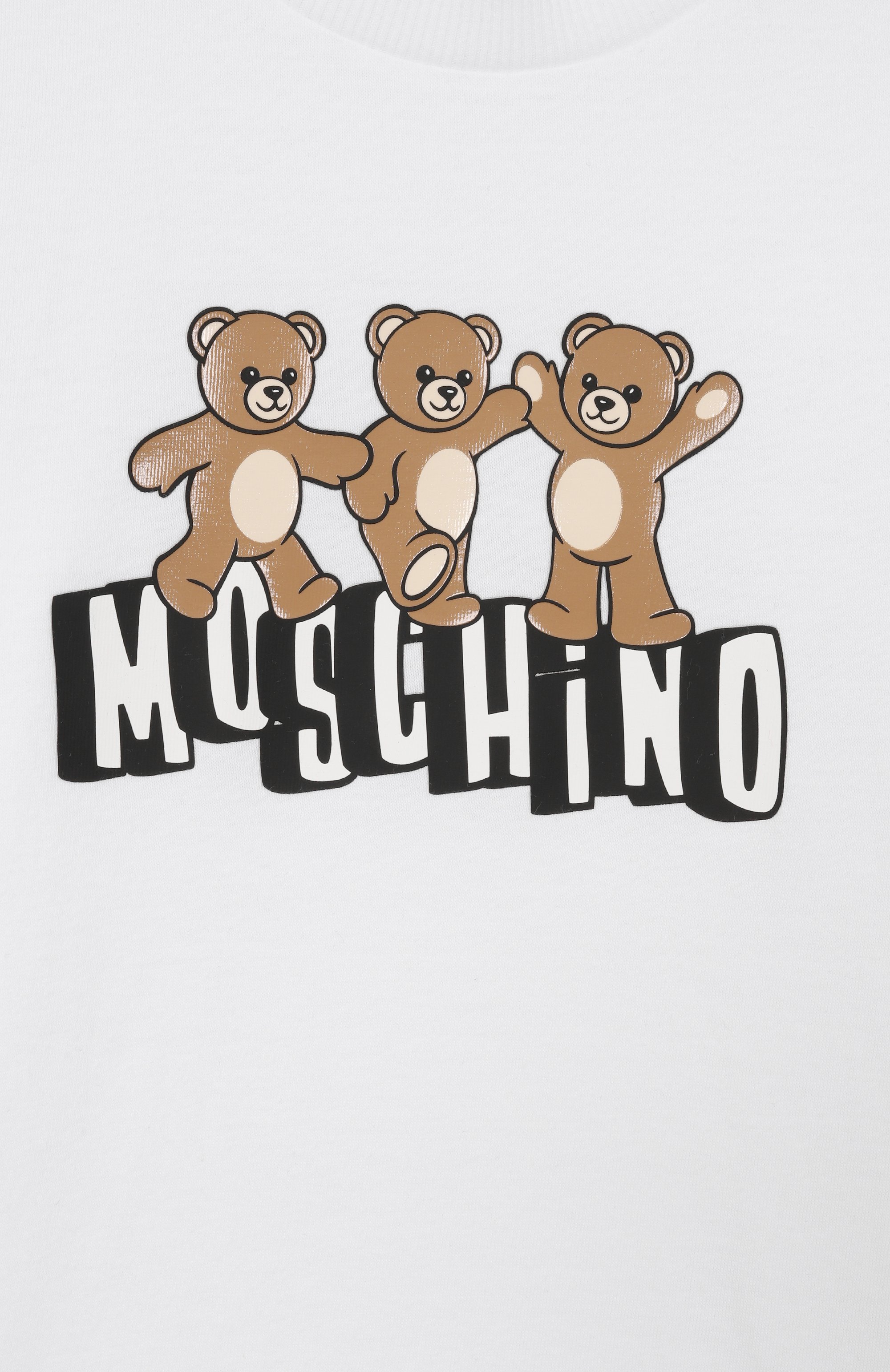 Хлопковый лонгслив MOSCHINO, арт. HW000J/LAA17_001, фото 3