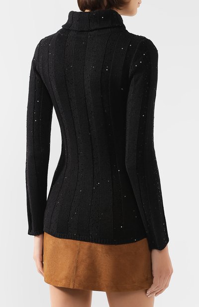 Свитер из смеси хлопка и льна BRUNELLO CUCINELLI, арт. M70573804, фото 4
