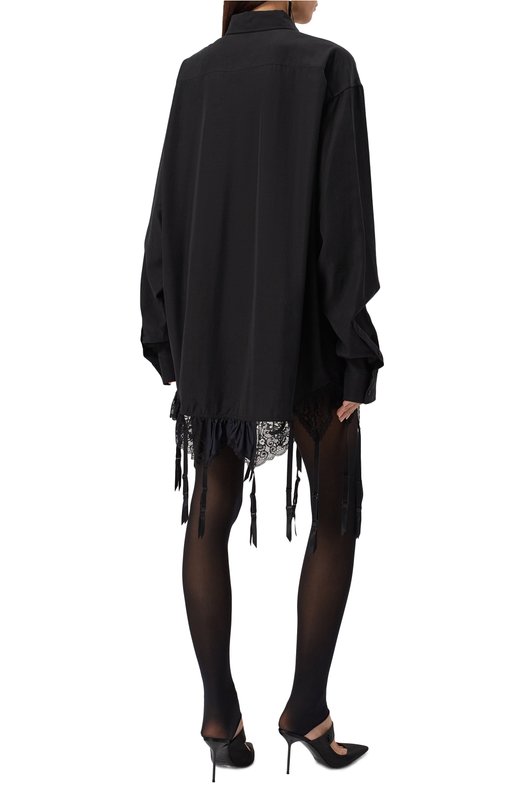 Рубашка Balenciaga 831656/TR037 Чёрный  831656/TR037 Фото 4