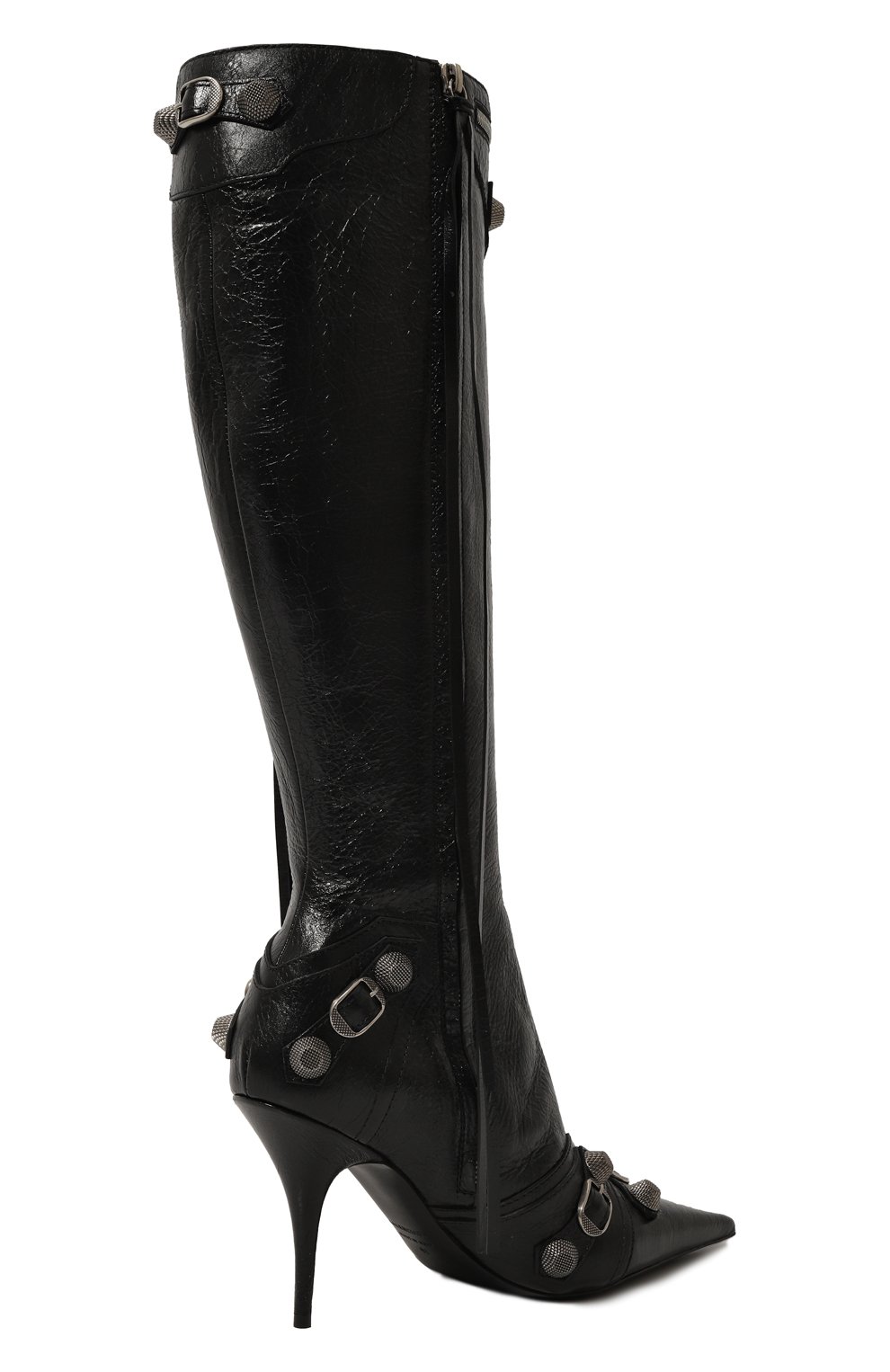 Кожаные сапоги cagole 90 BALENCIAGA, арт. 694395/WAD4E, фото 5