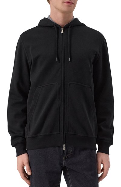 Толстовка из хлопка и кашемира BRUNELLO CUCINELLI, арт. MM8319069G, фото 3