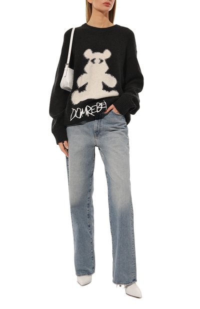 Пуловер из хлопка и шерсти DOMREBEL, арт. BEARCL0PS/KNIT CREWNECK, фото 2